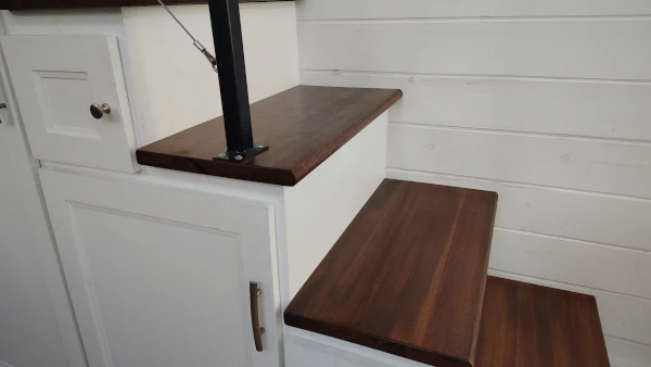Wooden staircase