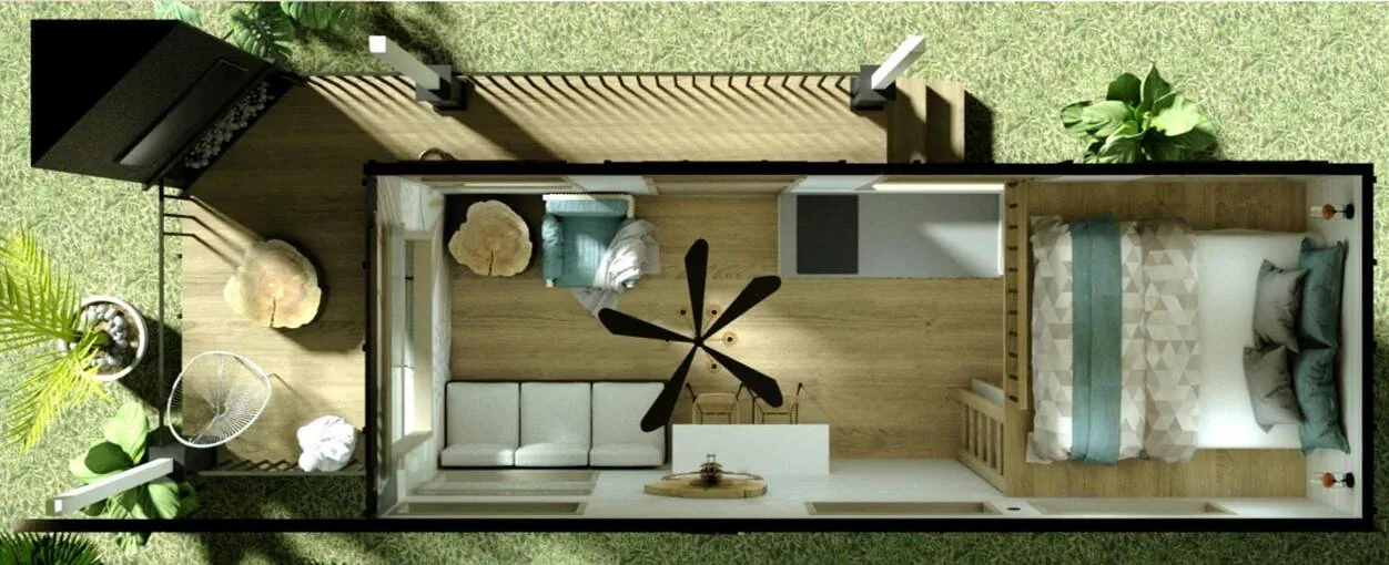 Bariloche Tiny House Floor Plan