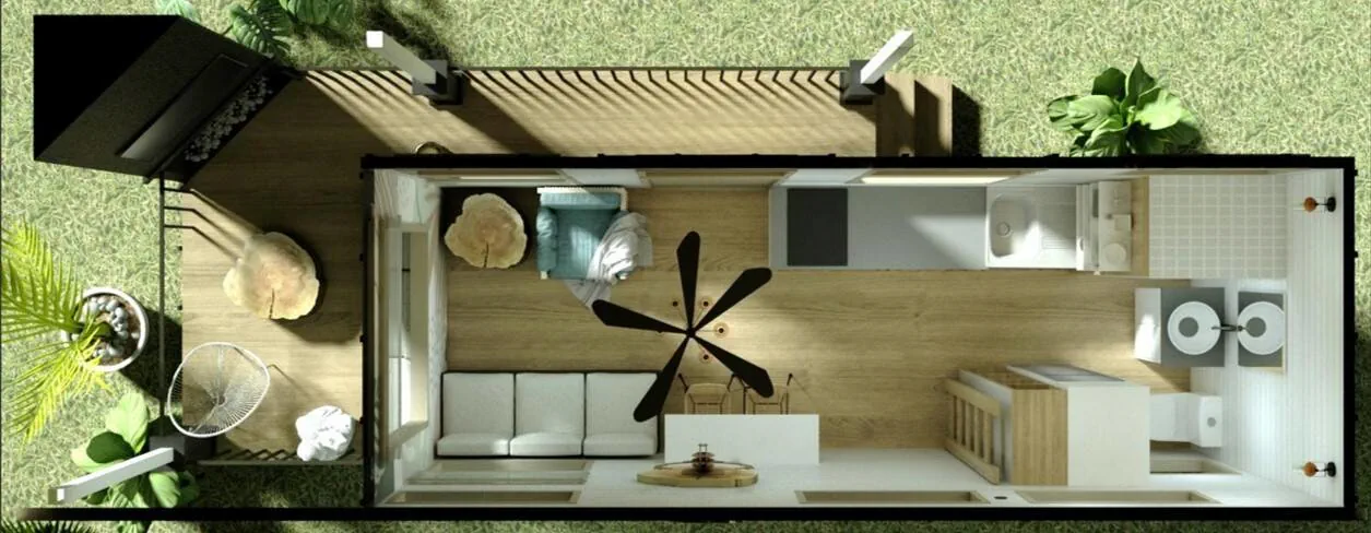 Bariloche Tiny House Floor Plan